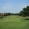 A view of green #18 at Diamondhead Country Club - Pines Course