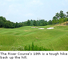 Hole No.18 at The Ridge